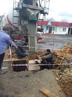 Подготовка и заливка фундамента